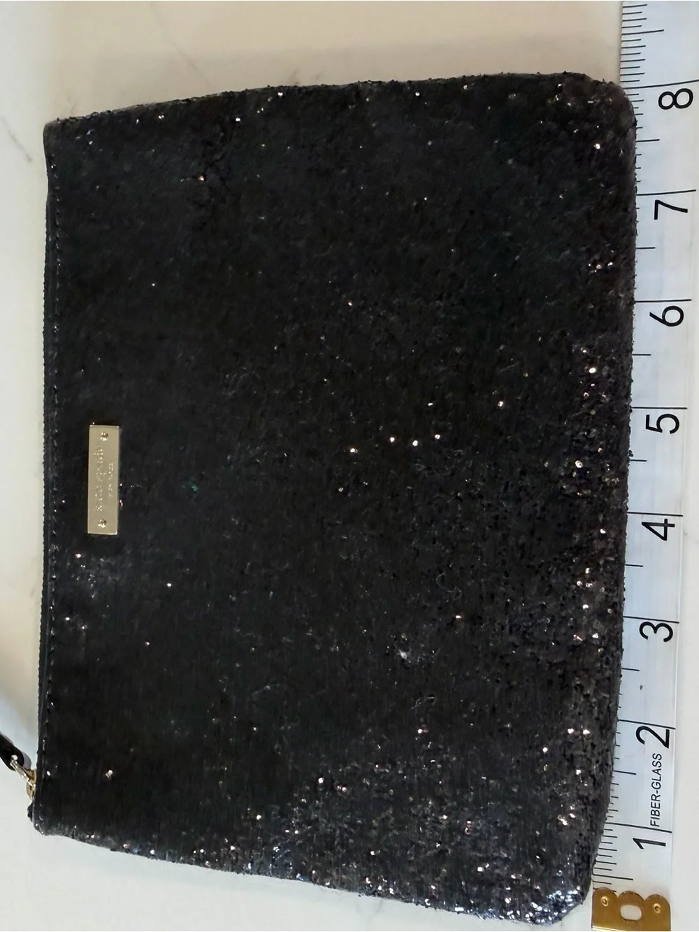 kate spade Black Sparkle Pouch